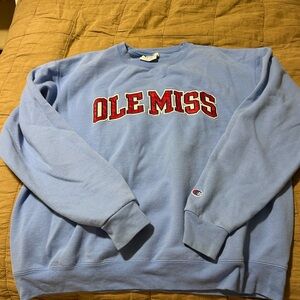 Champion Blue Ole Miss Sweatshirt